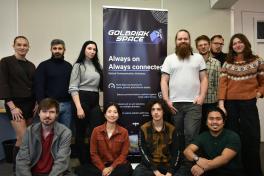 Golbriak Space team in Tallinn after its €4M seed round