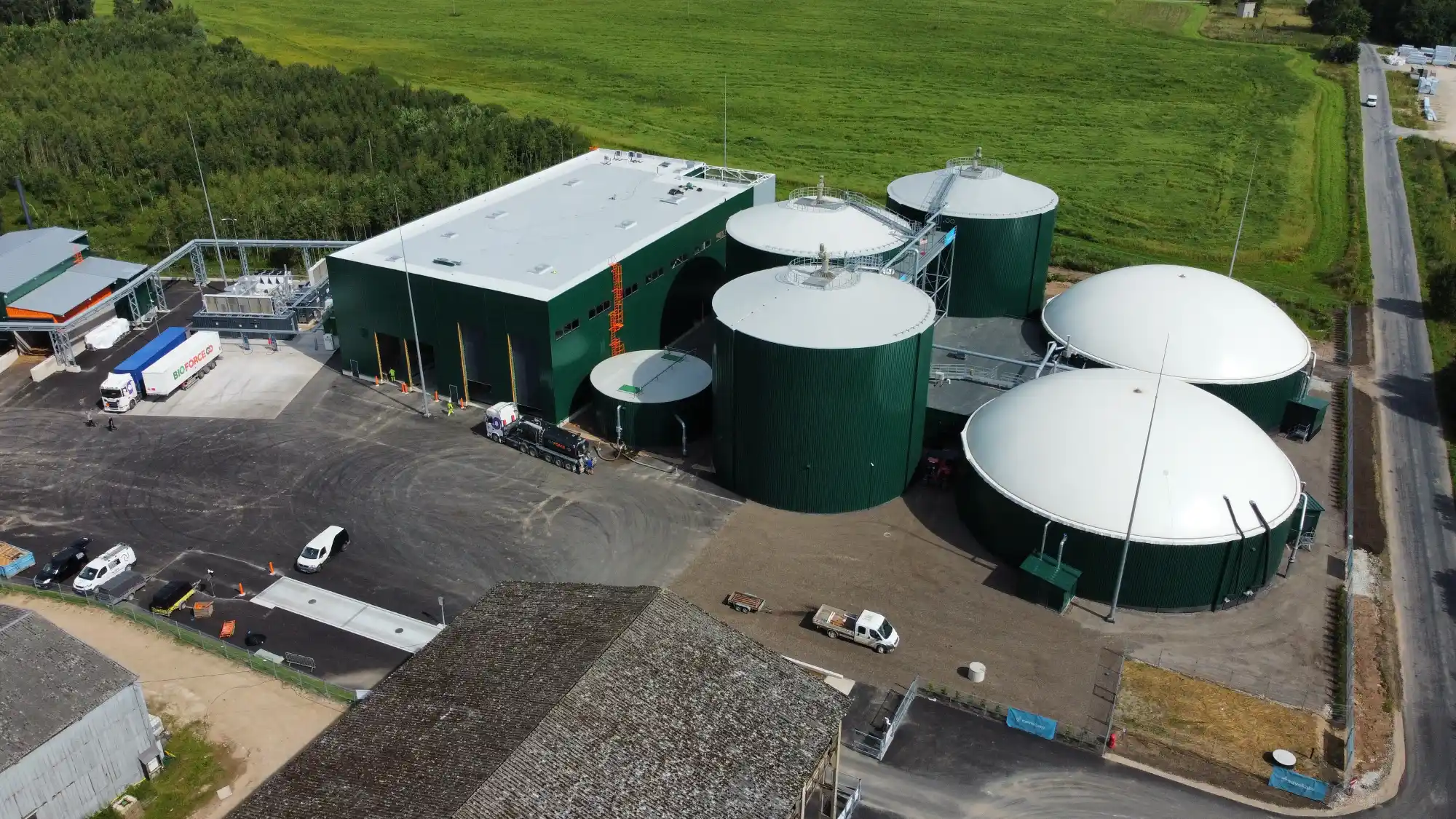 Bioforice, Estonia's largest biomethane producer, plans to quadruple capacity to 1 TWh by 2032 with the new investment. Photo by Bioforce