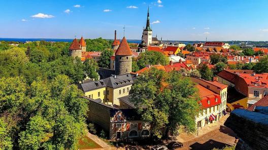 Tallinn Old Town in Estonia, ranked first in the 2026 Global Relocation Index