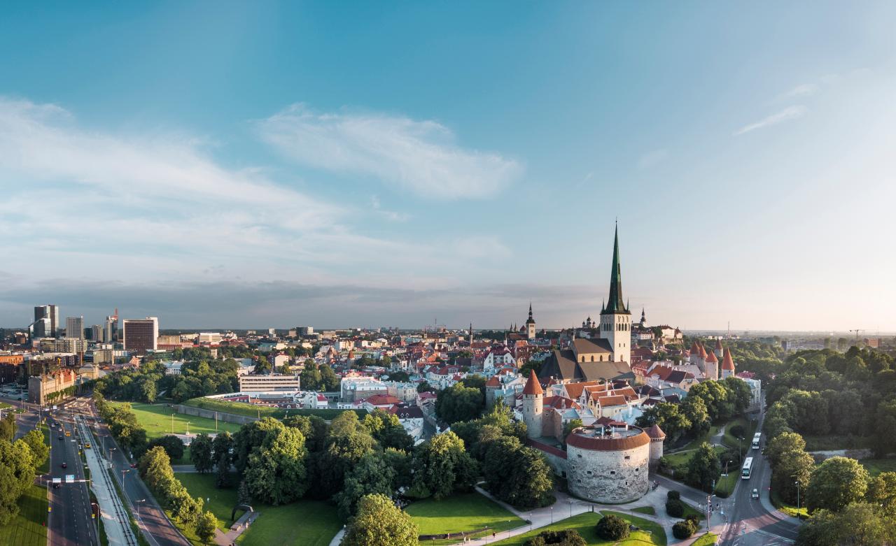 Tallinn's aerial view. Photo by Rasmus Jurkatam